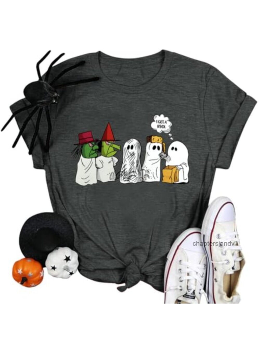 I Got A Rock Halloween T-Shirt Short Sleeve Crewneck Tee